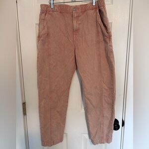 7 For All Mankind Women's Pink Trousers